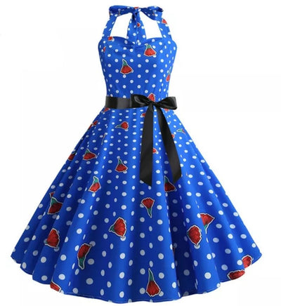 Rochie Vintage Anii 50 Cu Umeri