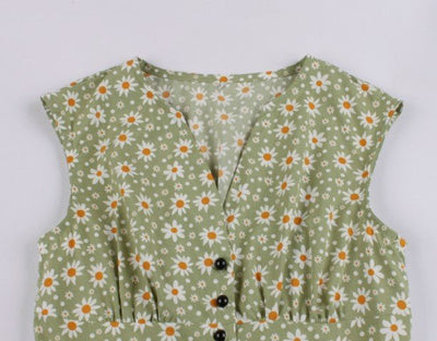 Rochie Vintage Anii 50 Plus Marime Flori