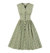 Rochie Vintage Anii 50 Plus Marime Flori