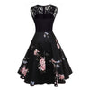 Rochie Vintage Ani 50 Plus Marime Neagra