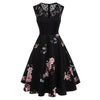 Rochie Vintage Ani 50 Plus Marime Neagra