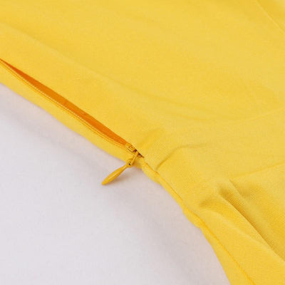 Rochie Galbenă De Epocă Anii 50