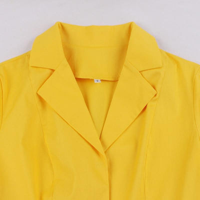Rochie Galbenă De Epocă Anii 50