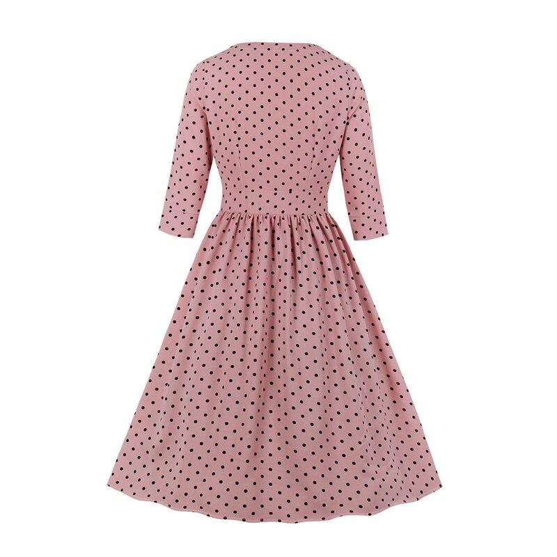 Rochie Vintage Cu Mânecă Lungă Din Anii 50