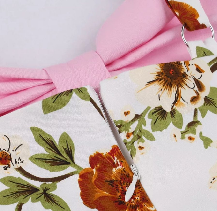 Rochie Roz Vintage Anilor 50