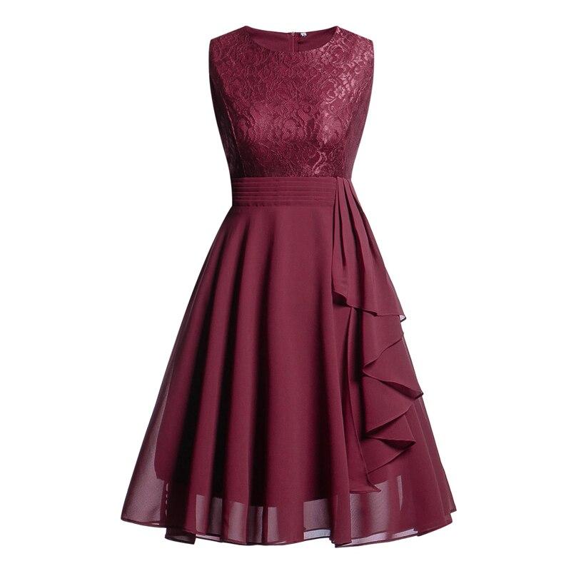 Rochie De Seara Vintage Anilor 50 Bordeaux