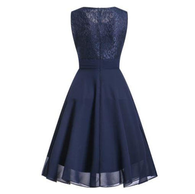 Rochie De Seara Vintage Anilor 50 Bleumarin