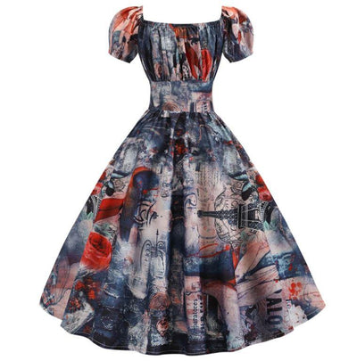 Rochie Cu Croiala Anilor 60