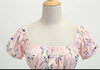 Rochie Vintage Cu Flori Roz Din Anii 60