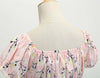 Rochie Vintage Cu Flori Roz Din Anii 60