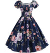 Rochie Vintage Anilor 60 Cu Trandafiri