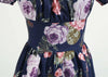Rochie Vintage Anilor 60 Cu Trandafiri