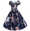 Rochie Vintage Anilor 60 Cu Trandafiri