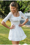 Rochie Vintage Cu Broderie Englezeasca