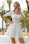 Rochie Vintage Cu Broderie Englezeasca