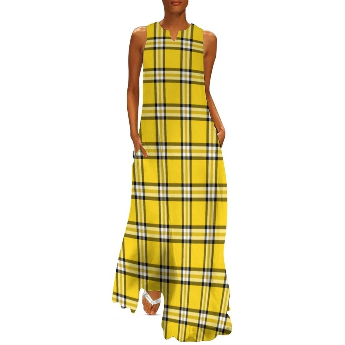 Rochie Galbenă Vintage Anilor 70
