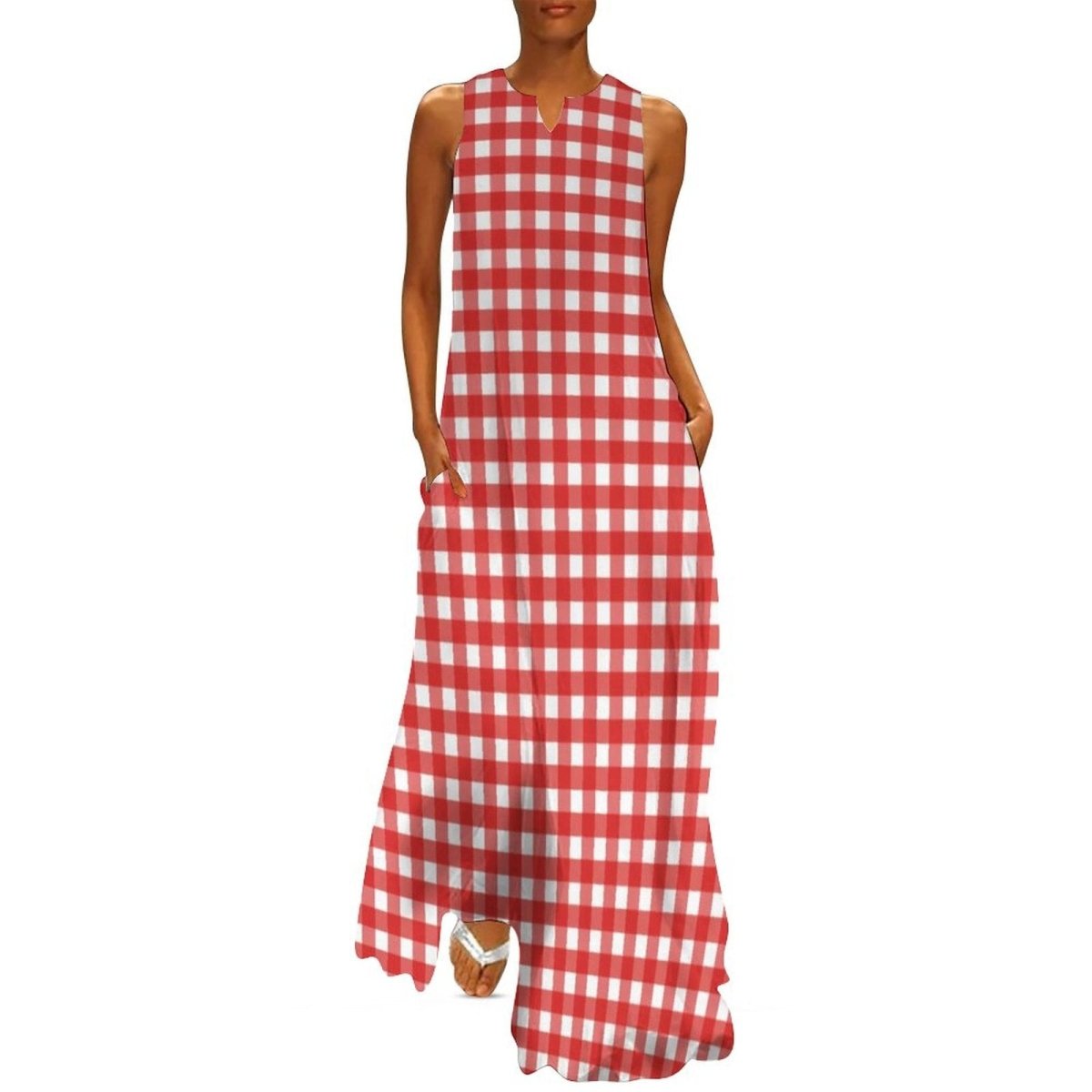 Rochie Vintage Anilor 70 Vichy