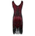 Rochie Gatsby De Epocă Anilor 20 Bordeaux