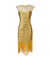 Rochie Vintage Ani 20 Plus Marime Bej Auriu