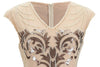 Rochie Retro Ani 20 Vintage Bej