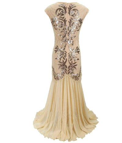 Rochie Retro Ani 20 Vintage Bej