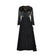 Rochie De Designer Vintage Anilor 40 Negru