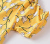 Rochie Vintage Cu Flori Galbene Anilor 40