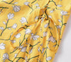 Rochie Vintage Cu Flori Galbene Anilor 40