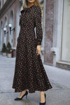 Rochie Neagră Fluidă De Epocă Anilor 40