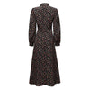 Rochie Neagră Fluidă De Epocă Anilor 40