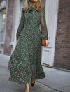 Rochie Verde Fluidă De Epocă Anii 40