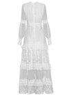 Rochie De Epocă Cu Lanternă Albă Anilor 40