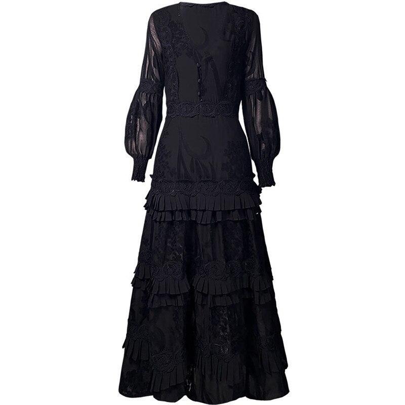 Rochie De Epocă Cu Lanternă Neagră Anilor 40