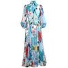 Rochie Mozaică Lungă De Epocă Anii 40