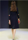 Rochie De Seară Vintage, Bleumarin, Anii 40