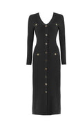 Rochie Neagră Bodycon De Epocă Anii 40