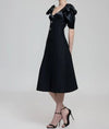 Rochie Neagră Vintage Anilor 40