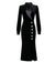 Rochie Neagră De Toamnă Vintage Anilor 40