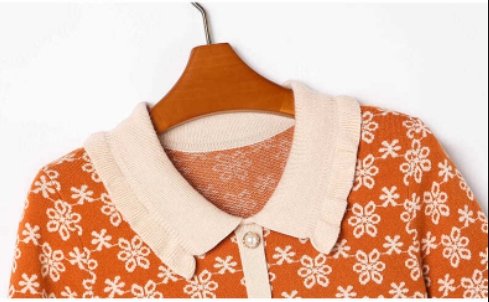 Rochie Portocalie De Epocă Anilor 40 Old School