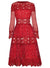Rochie Roșie De Seară Vintage Anilor 40