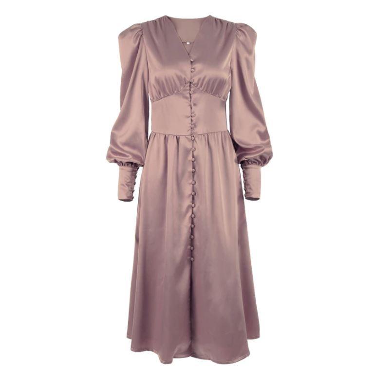 Rochie Maro Din Satin Vintage Anilor 40