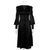 Rochie Neagra Din Satin Vintage Anilor 40