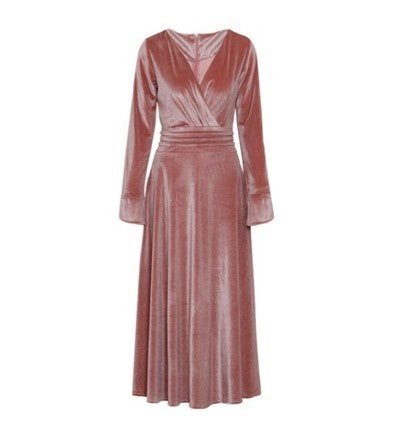 Rochie Uni Vintage Anii 40 Roz