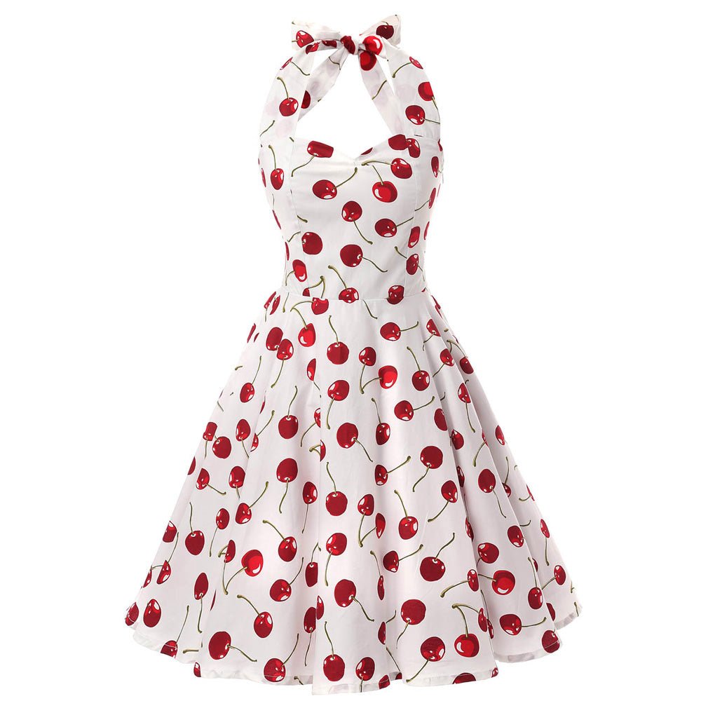 Rochie Vintage Anilor 50 Cherry