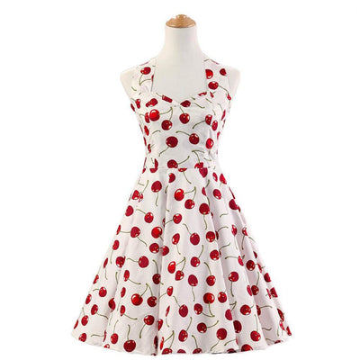 Rochie Vintage Anilor 50 Cherry