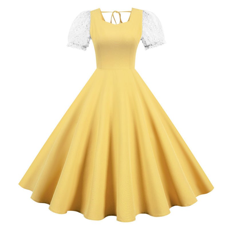 Rochie Galbenă De Epocă Anii 50