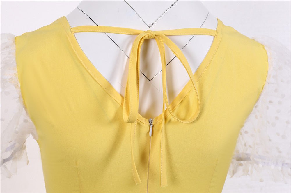 Rochie Galbenă De Epocă Anii 50