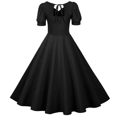 Rochie Neagră Vintage Anilor 50