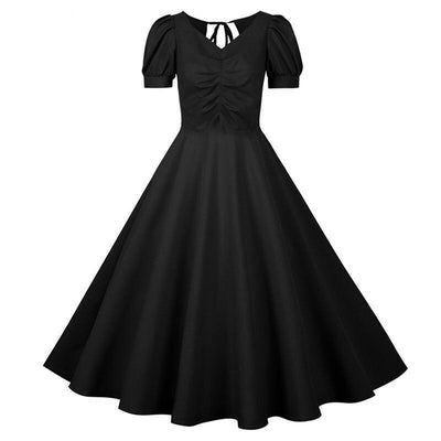 Rochie Neagră Vintage Anilor 50