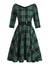 Rochie Tartan De Epocă Anii 50
